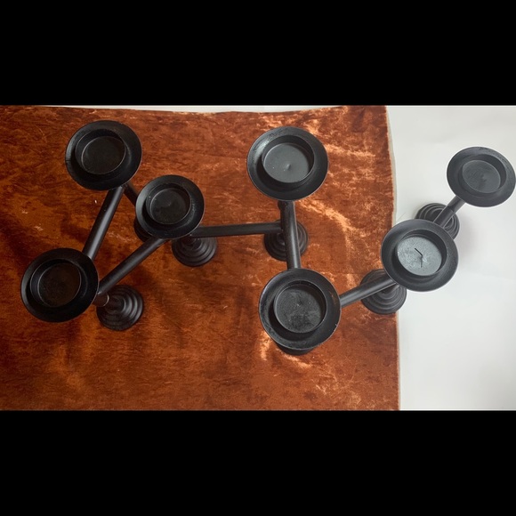 Black multi candle holder - Picture 8 of 8
